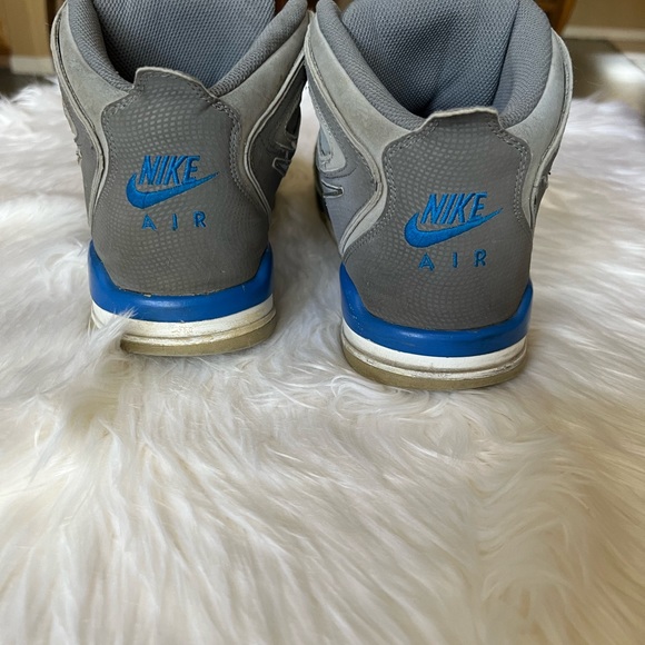 Nike Air flight Mens size 11.5. White/blue/gray vintage - Picture 8 of 10